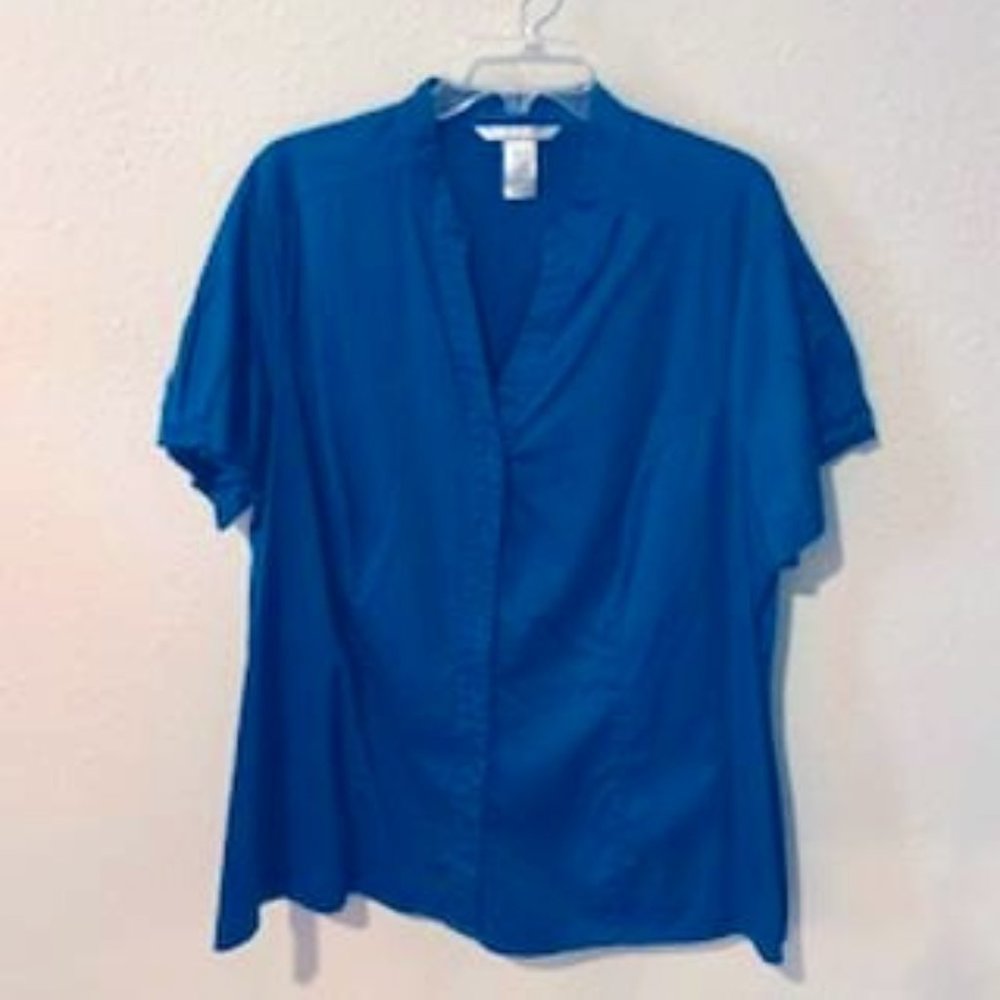 Fred David Woman Blue  V- Neck